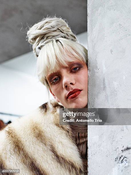 Model walks the runway during the Jean Paul Gaultier Haute Couture Fall/Winter 2016-2017 show as part of Paris Fashion Week on July 6, 2016 in Paris,...