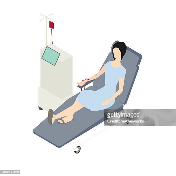 dialysis illustration - mathisworks healthcare stock illustrations