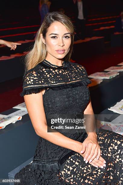 Zulay Henao attends Vivienne Tam SS2017 Runway Show at The Arc, Skylight at Moynihan Station on September 12, 2016 in New York City.