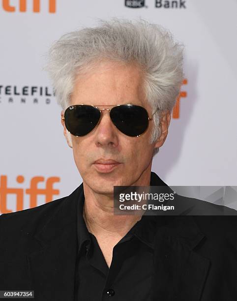Writer/director Jim Jarmusch attends the 'Maudie' premiere during 2016 Toronto International Film Festival at The Elgin on September 12, 2016 in...