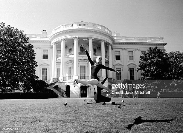 The Joffrey Ballet performs at the LBJ White House Festival of the Arts on June 13, 1965. Photo by Jack Mitchell/Getty Images