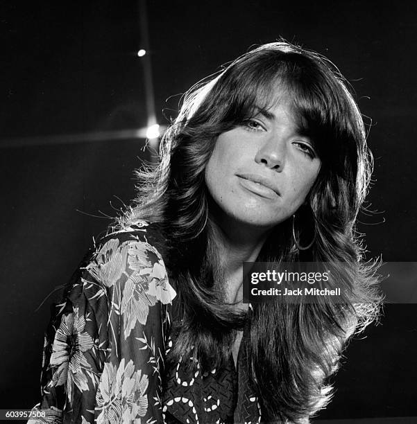 Singer-songwriter Carly Simon photographed in June 1971.