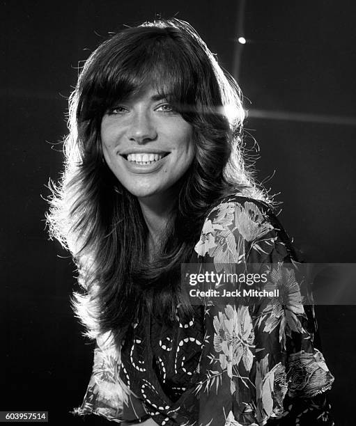 Singer-songwriter Carly Simon photographed in June 1971.