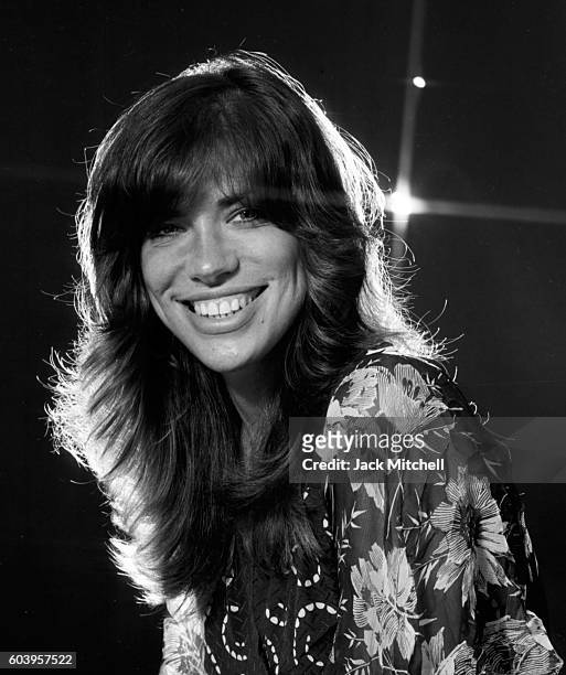 Singer-songwriter Carly Simon photographed in June 1971.