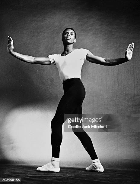 New York City Ballet dancer Arthur Mitchell, 1963.