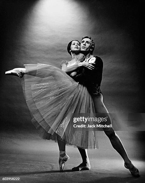 Bolshoi Ballet dancers Nadezhda Pavlova and Vycheslav Gordeyev, 1979.