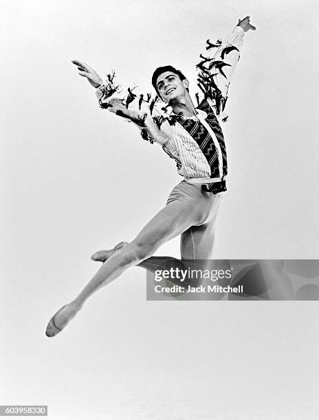 New York City Ballet dancer Edward Villella, 1960.