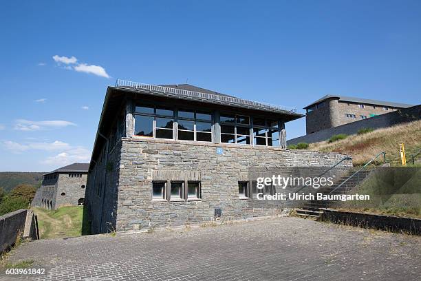 Vogelsang IP . Past and future - an impressive NS-Documentation titled "Bestimmung: Herrenmensch" on the grounds of the former National Socialist...