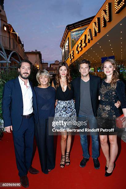 Actor of the movie Guillaume Gallienne, director of the movie Daniele Thompson, actors of the movie Alice Pol, Guillaume Canet and Deborah Francois...