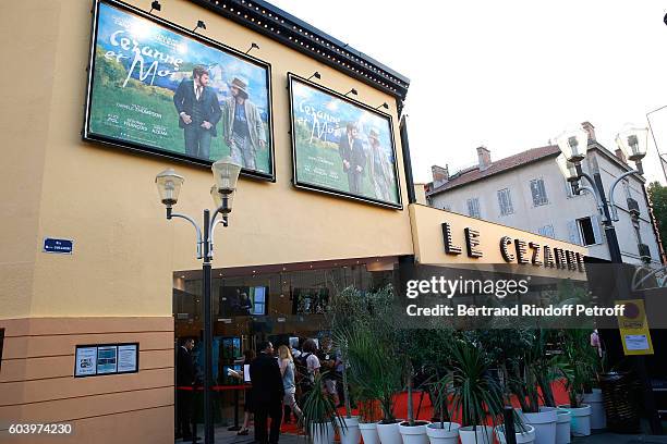 Illustration view during the "Cezanne et Moi" Premiere. Held at the Cinema "Le Cezanne" on September 12, 2016 in Aix-en-Provence, France.