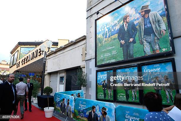 Illustration view during the "Cezanne et Moi" Premiere. Held at the Cinema "Le Cezanne" on September 12, 2016 in Aix-en-Provence, France.