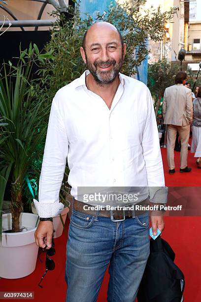 Actor Kad Merad attends the "Cezanne et Moi" Premiere. Held at the Cinema "Le Cezanne" on September 12, 2016 in Aix-en-Provence, France.