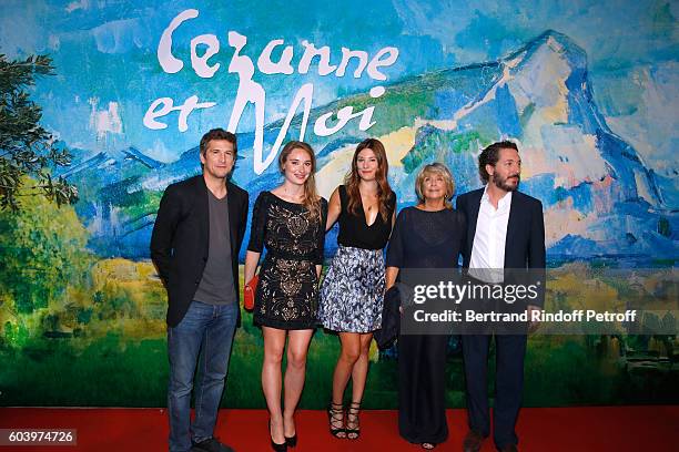 Actors of the movie Guillaume Canet, Deborah Francois, Alice Pol, director of the movie Daniele Thompson and actor of the movie Guillaume Gallienne...