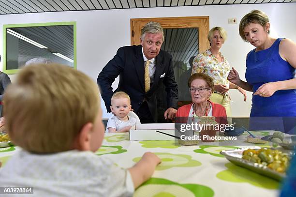 - Le Roi Philippe et la Reine Mathilde visitent la Province de Luxembourg. Le Roi et la Reine visiteront le centre intergénérationnel l'Auberge du...