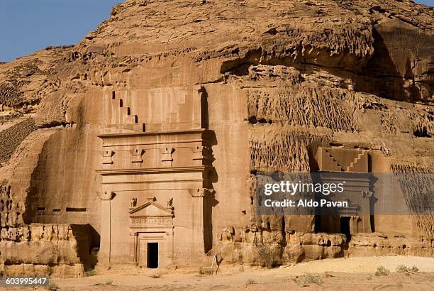 saudi arabia, site of mada'in saleh - medina stock pictures, royalty-free photos & images