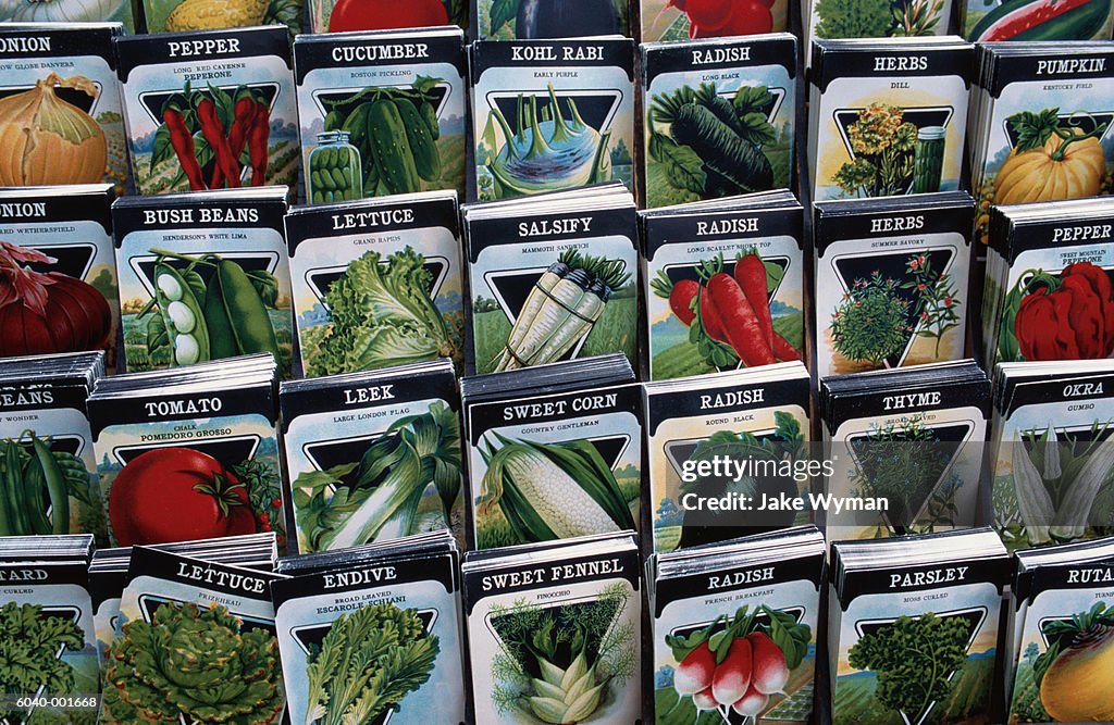 Vegetable Seed Packets