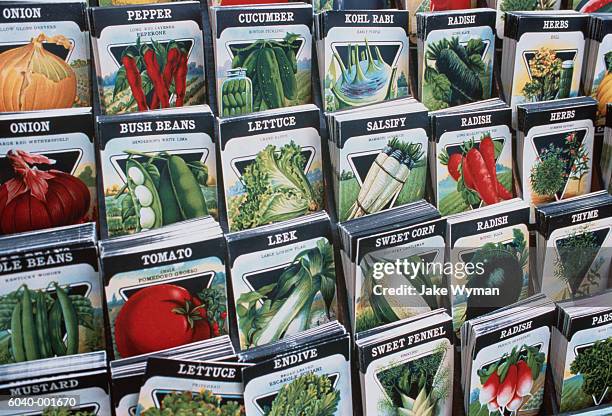 seed packets - tomato seeds stock pictures, royalty-free photos & images