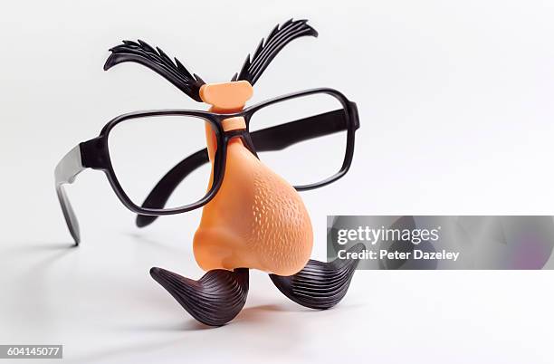 mask - groucho marx disguise stock pictures, royalty-free photos & images