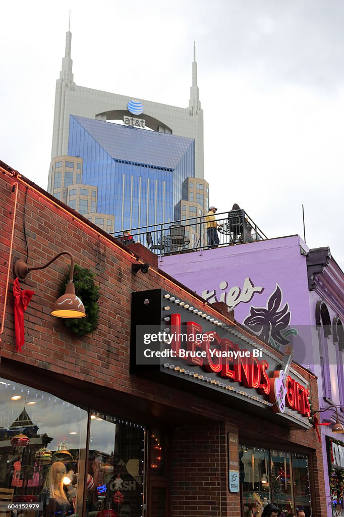 View of AT&T building from Broadway