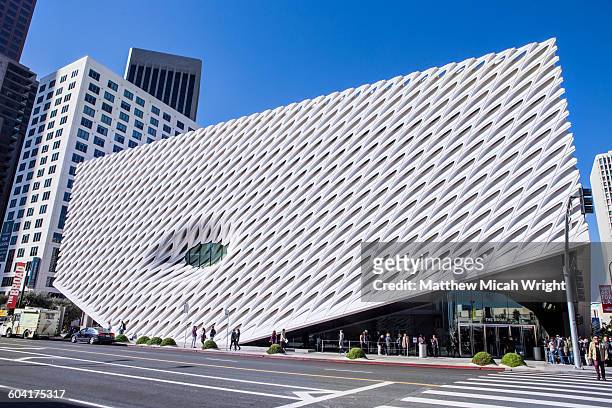 the broad museum of los angeles - los angeles county museum stock pictures, royalty-free photos & images