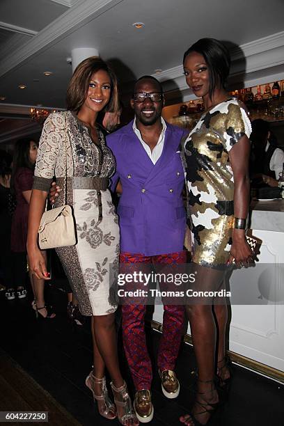 Lauren Maillian, Ade Adeniran, Brittney Blackmon attend the After-Party as Kia STYLE360 hosts Serena Williams Signature Statement Collection by HSN...