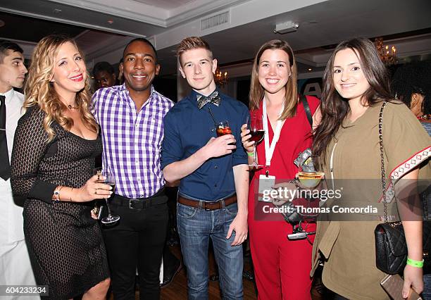 Guests attend the After-Party as Kia STYLE360 hosts Serena Williams Signature Statement Collection by HSN at Bagatelle NYC on September 12, 2016 in...