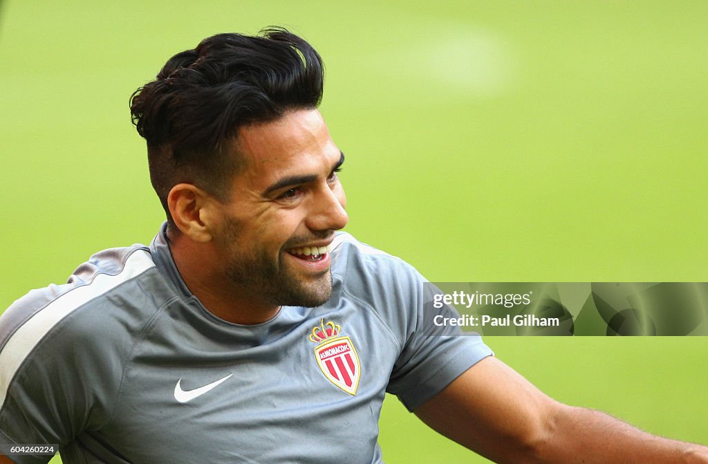 AS Monaco FC Training Session and Press Conference