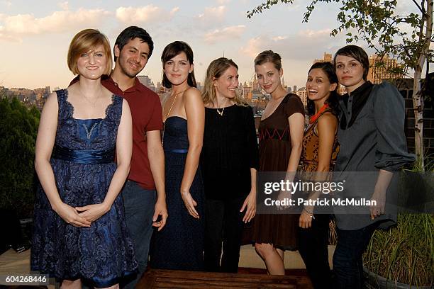 Ashleigh Verrier, Brian Reyes, Stephanie Schur, Sari Gueron, Sophie Buhai, Lisa Mayock and Alice Ritter attend UPS Hosts Party to Introduce Designers...
