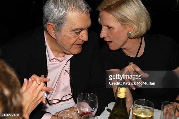 Irving Blum and Jackie Blum attend Dinner for the Christopher Wool Opening at GAGOSIAN GALLERY at Mr Chow on March 2, 2006 in Beverly Hills, CA.