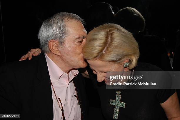 Irving Blum and Jackie Blum attend Dinner for the Christopher Wool Opening at GAGOSIAN GALLERY at Mr Chow on March 2, 2006 in Beverly Hills, CA.