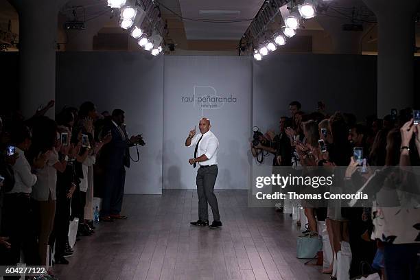 Raul Penaranda walks the runway at Kia STYLE360 Hosts Raul Penaranda Spring 2017 Momentum Fashion Show on September 13, 2016 in New York City.