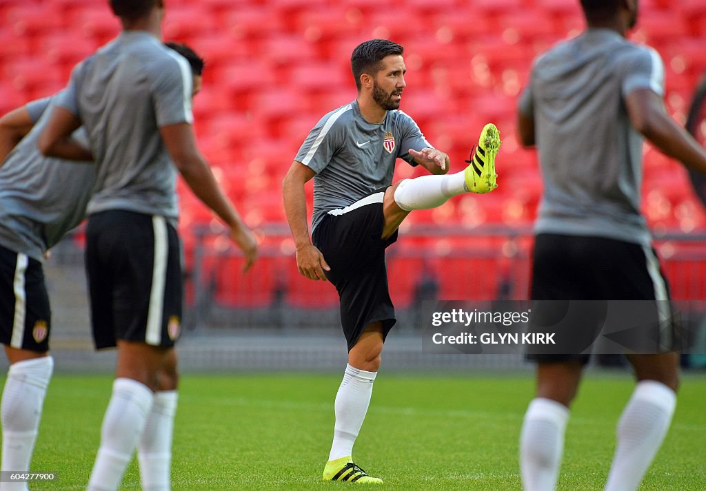 FBL-EUR-C1-TOTTENHAM-MONACO-TRAINING