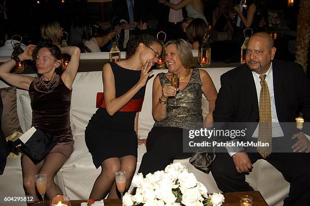 Nancy Stern, Beckah Haven, Sally Richardson and Tomas Gonzalez attend LIZZIE GRUBMAN and CHRIS STERN Wedding Reception at Cipriani 42nd on March 18,...