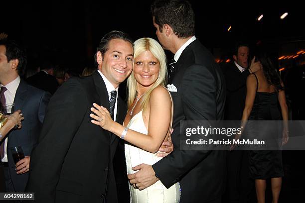 Jason Port, Lizzie Grubman and Chris Stern attend LIZZIE GRUBMAN and CHRIS STERN Wedding Reception at Cipriani 42nd on March 18, 2006 in New York...