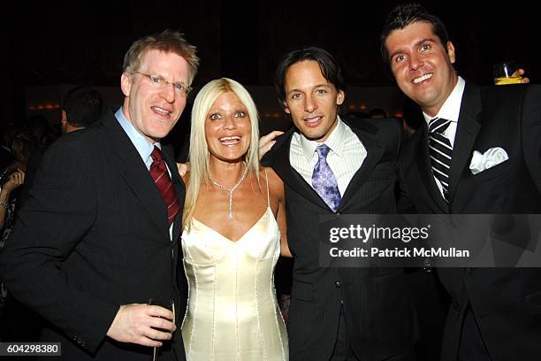 Larry Shire, Lizzie Grubman, ? and Chris Stern attend LIZZIE GRUBMAN and CHRIS STERN Wedding Reception at Cipriani 42nd on March 18, 2006 in New York...