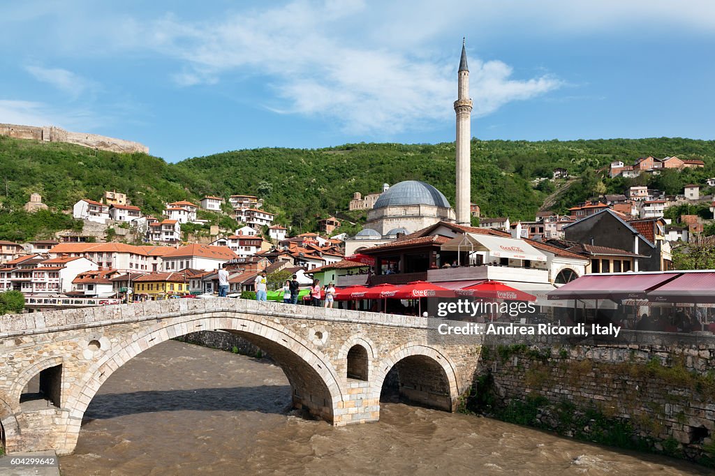 View of Prizren, second largest city of Kosovo