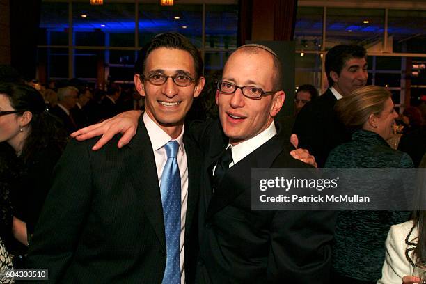 Ari Pearl and Yoni Leifer attend American Friends of Shalva Annual Dinner at Pier 60 on March 5, 2006 in New York City.