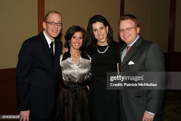 Yoni Leifer, Jamie Leifer, Rachel Lyons and David Lyons attend American Friends of Shalva Annual Dinner at Pier 60 on March 5, 2006 in New York City.