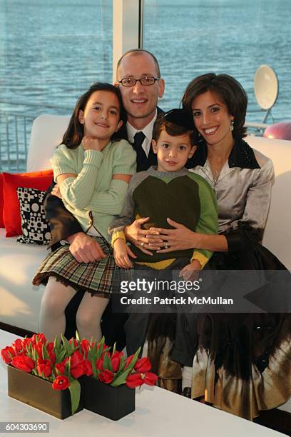 Kayla Leifer, Yoni Leifer, benjamin Leifer and jamie Leifer attend American Friends of Shalva Annual Dinner at Pier 60 on March 5, 2006 in New York...