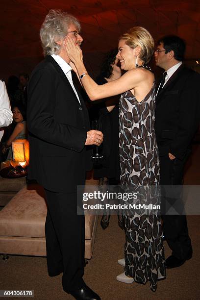 Charles Shyer and Sienna Miller attend Vanity Fair Oscar Party at Morton's Restaurant on March 5, 2006.