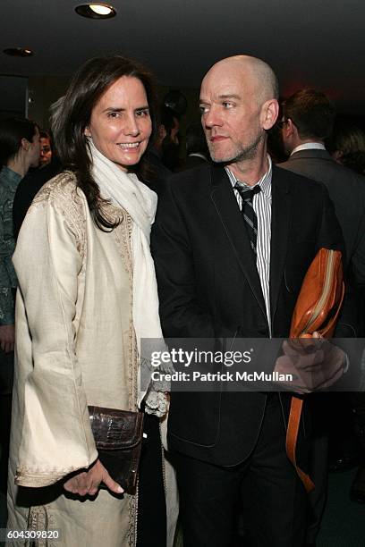 Katie Ford and Michael Stipe attend Premiere Commission, Inc. Presents it's Fifth Anniversary Gala with Bruce Levingston in Concert at Alice Tully...