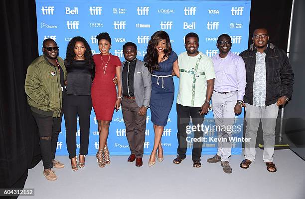 Director Abba Makama, actresses Genevieve Nnaji, Omoni Oboli, producer/director Uduak-Obong Patrick, director Kemi Adetiba, actor Kunle Afolayan,...