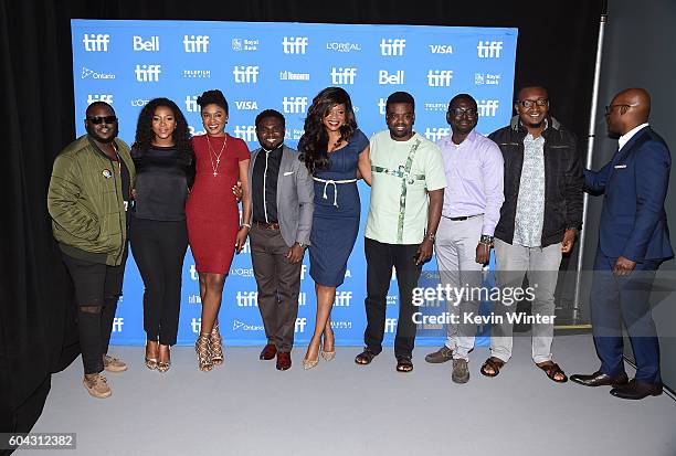 Director Abba Makama, actresses Genevieve Nnaji, Omoni Oboli, producer/director Uduak-Obong Patrick, director Kemi Adetiba, actor Kunle Afolayan,...