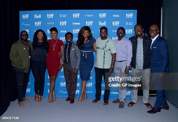 Director Abba Makama, actresses Genevieve Nnaji, Omoni Oboli, producer/director Uduak-Obong Patrick, director Kemi Adetiba, actor Kunle Afolayan,...