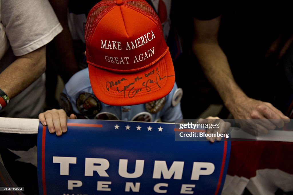 Republican Presidential Nominee Donald Trump Holds Iowa Rally