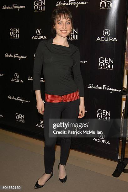 Zoe Lister Jones attends SALVATORE FERRAGAMO Hosts the Launch Party for the 11th Annual GEN ART Film Festival at Salvatore Ferragamo on March 29,...