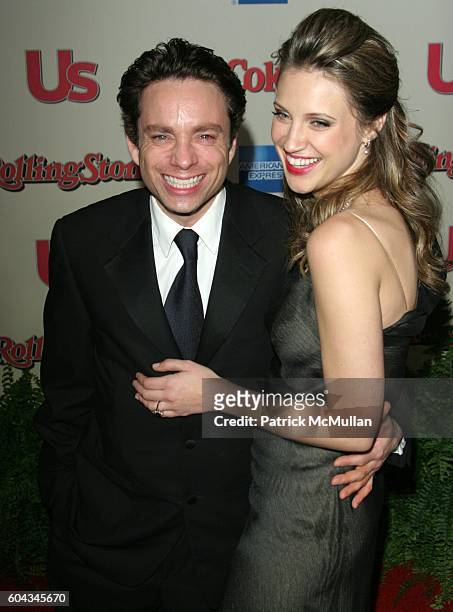 Chris Kattan and Sunshine Deia Tutt attend US Weekly and Rolling Stone Rock the Oscars party at Pacific Design Center on March 5, 2006 in West...