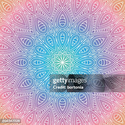 Ornate Circular Mandala Multicolored Designs Ornate Circular Mandala Multicolored Designs