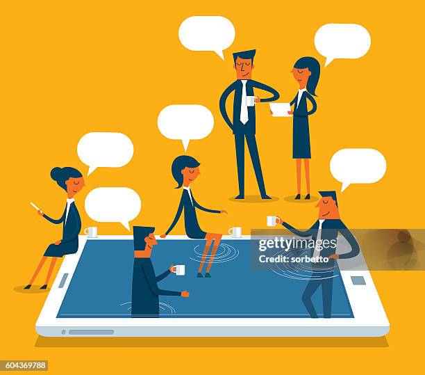 soziale networking - business meeting stock-grafiken, -clipart, -cartoons und -symbole