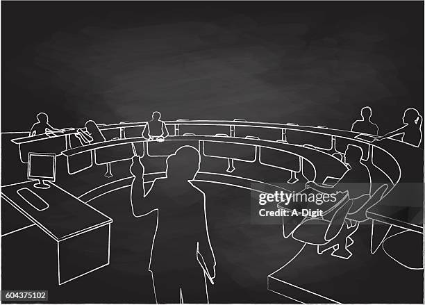 tafel student lecture hall - lecture hall stock-grafiken, -clipart, -cartoons und -symbole